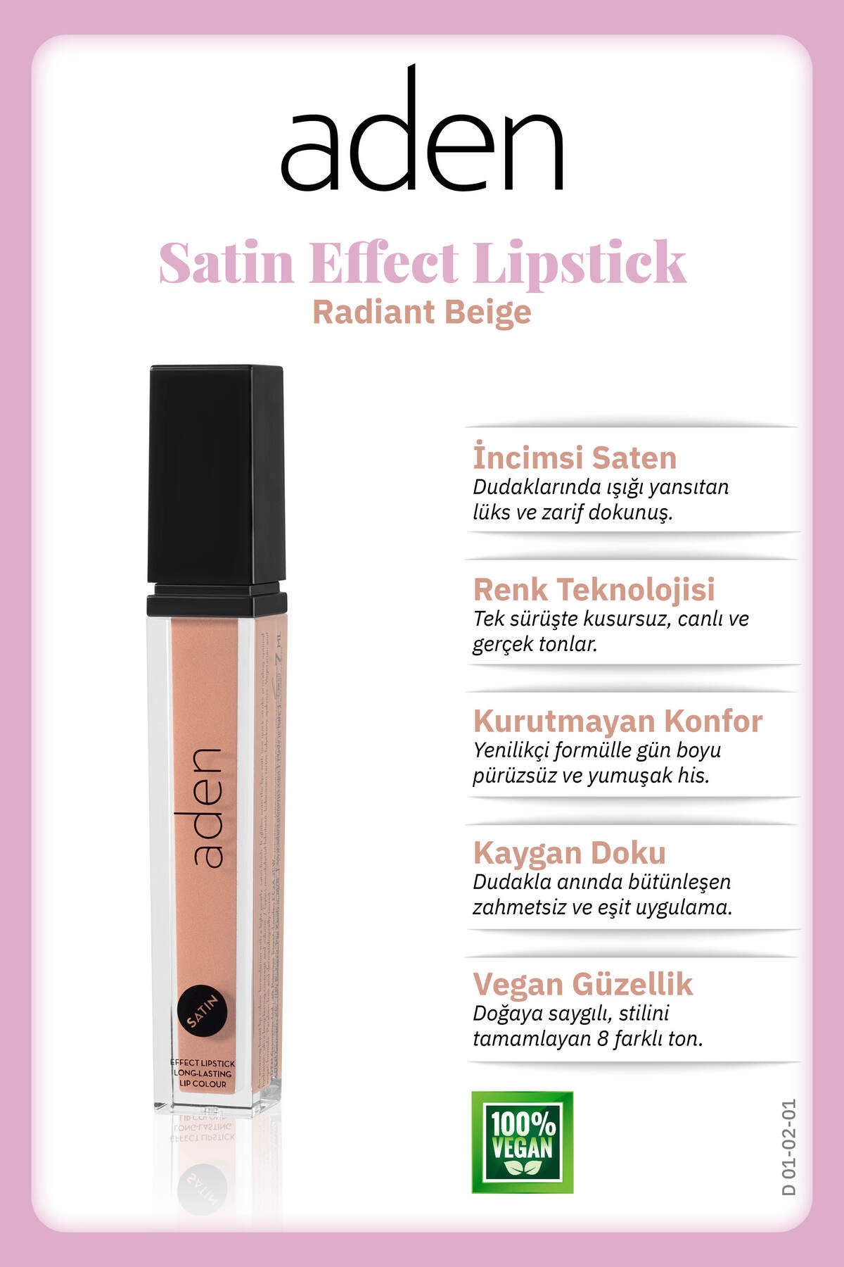 Saten Görünümlü Likit Ruj 7 ml