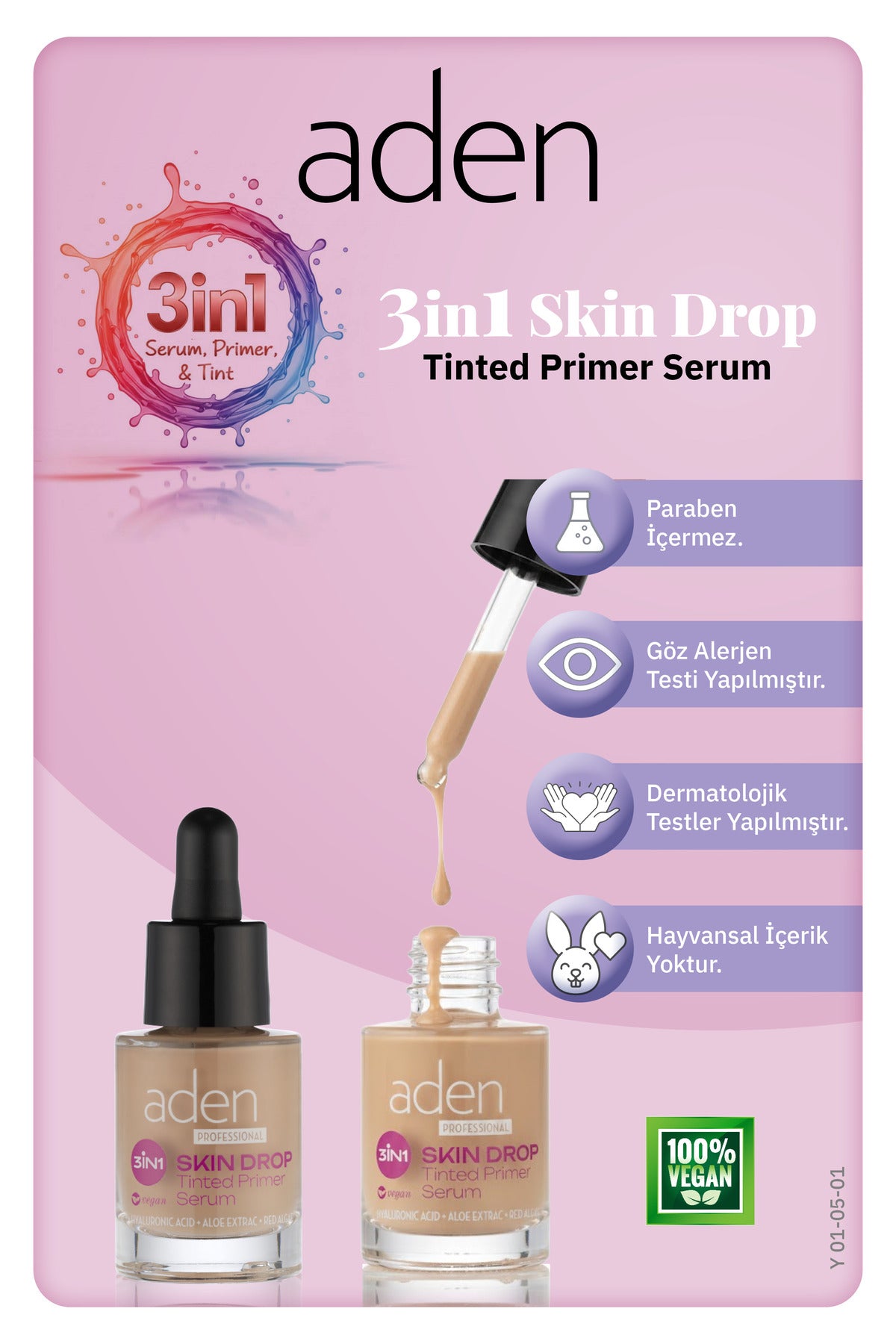 3’ü1 Arada Renkli Primer Ve Serum