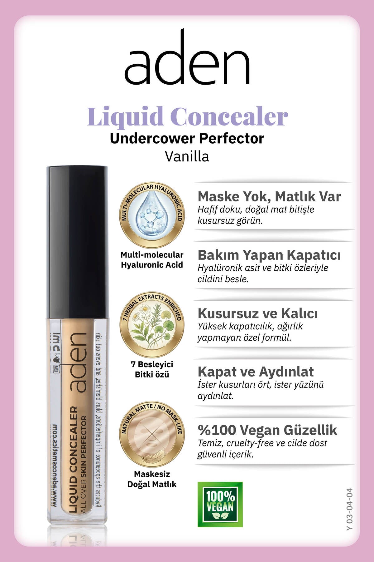 Under Cover Perfector Sıvı Kapatıcı