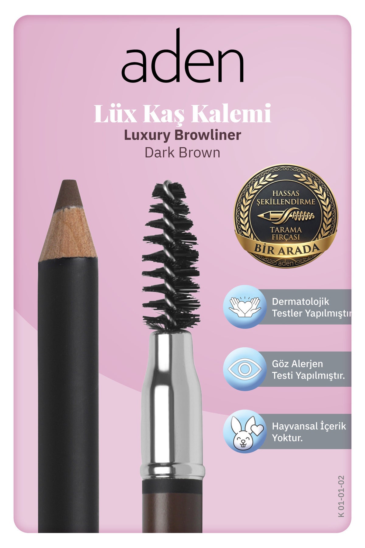 Luxury Powder Browliner Kaş Kalemi – Koyu Kahverengi
