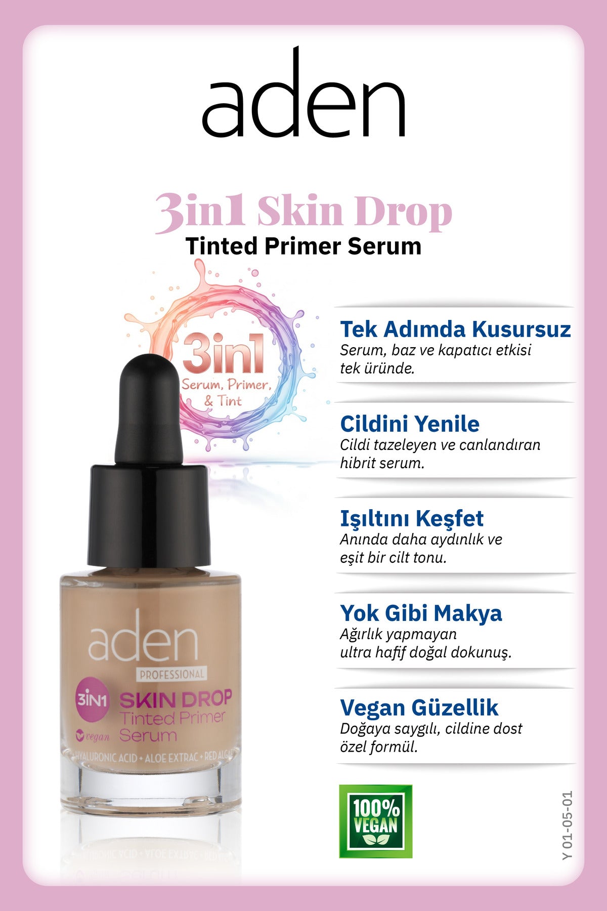 3’ü1 Arada Renkli Primer Ve Serum