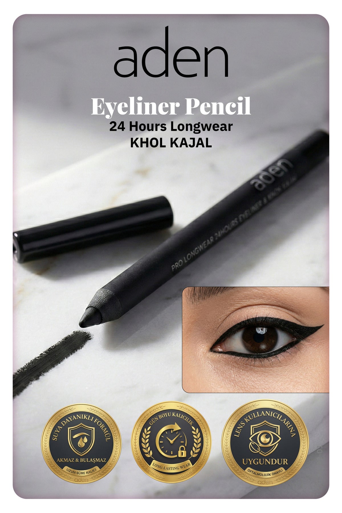 Uzun Süre Kalıcı 24H Eyeliner