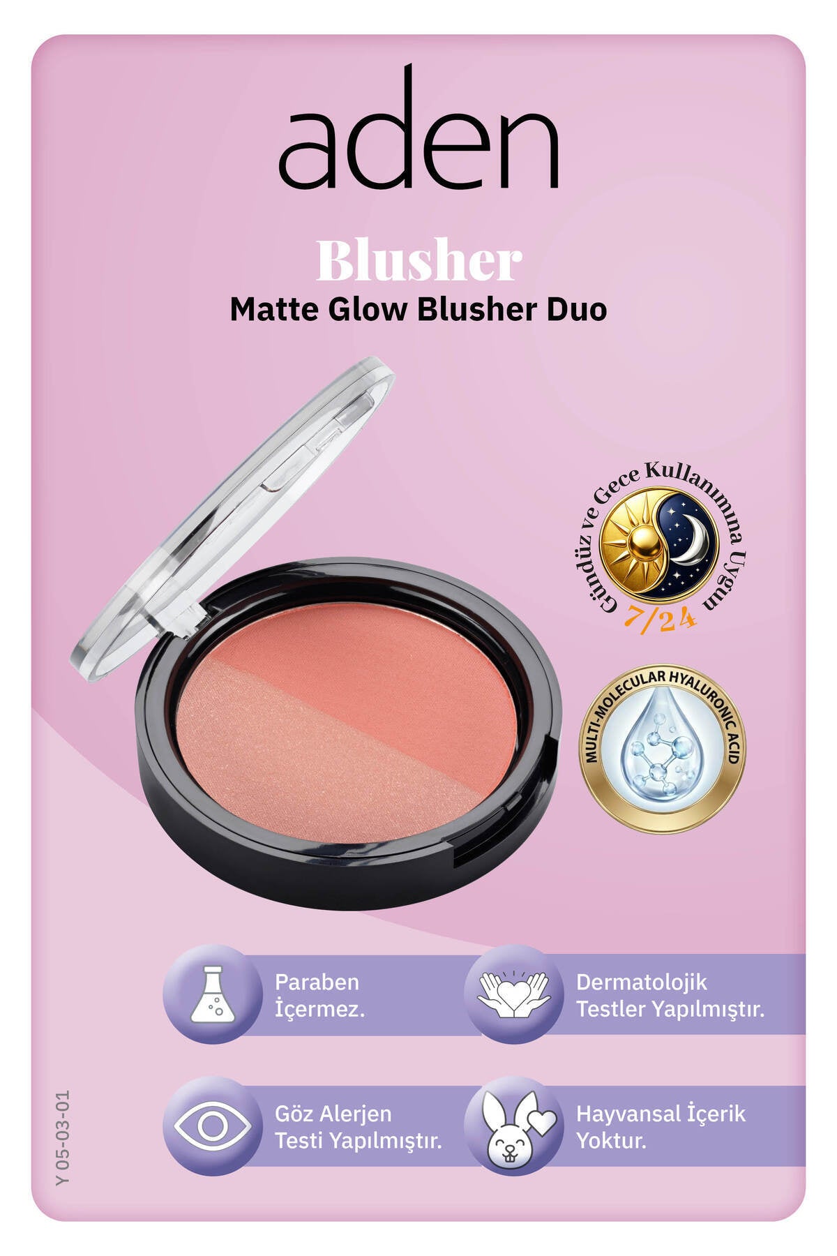 Mat & Işıltılı İkili Allık 01