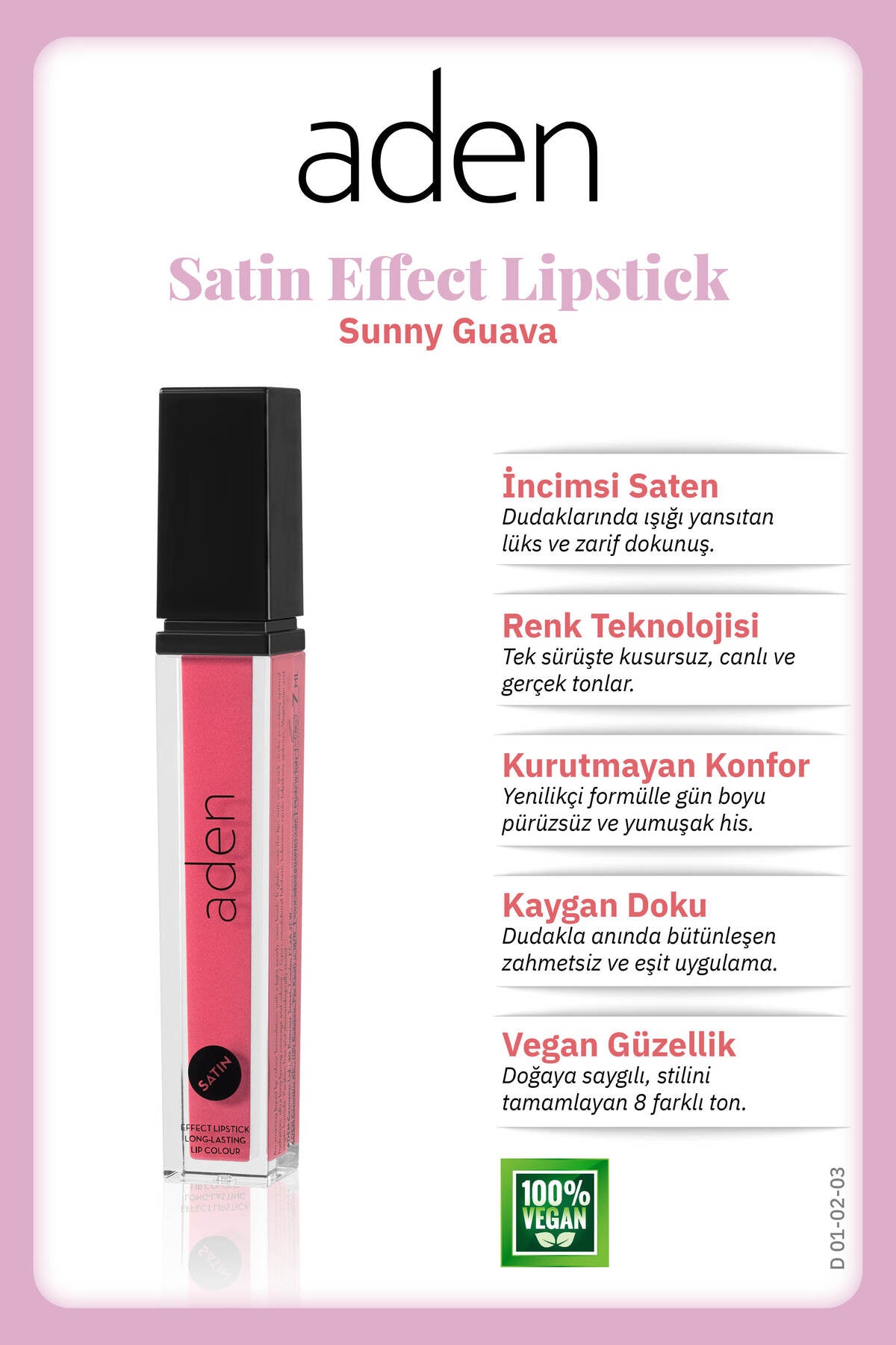 Saten Görünümlü Likit Ruj 7 ml