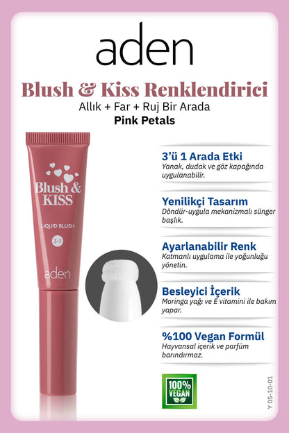Blush & Kiss Likit Allık