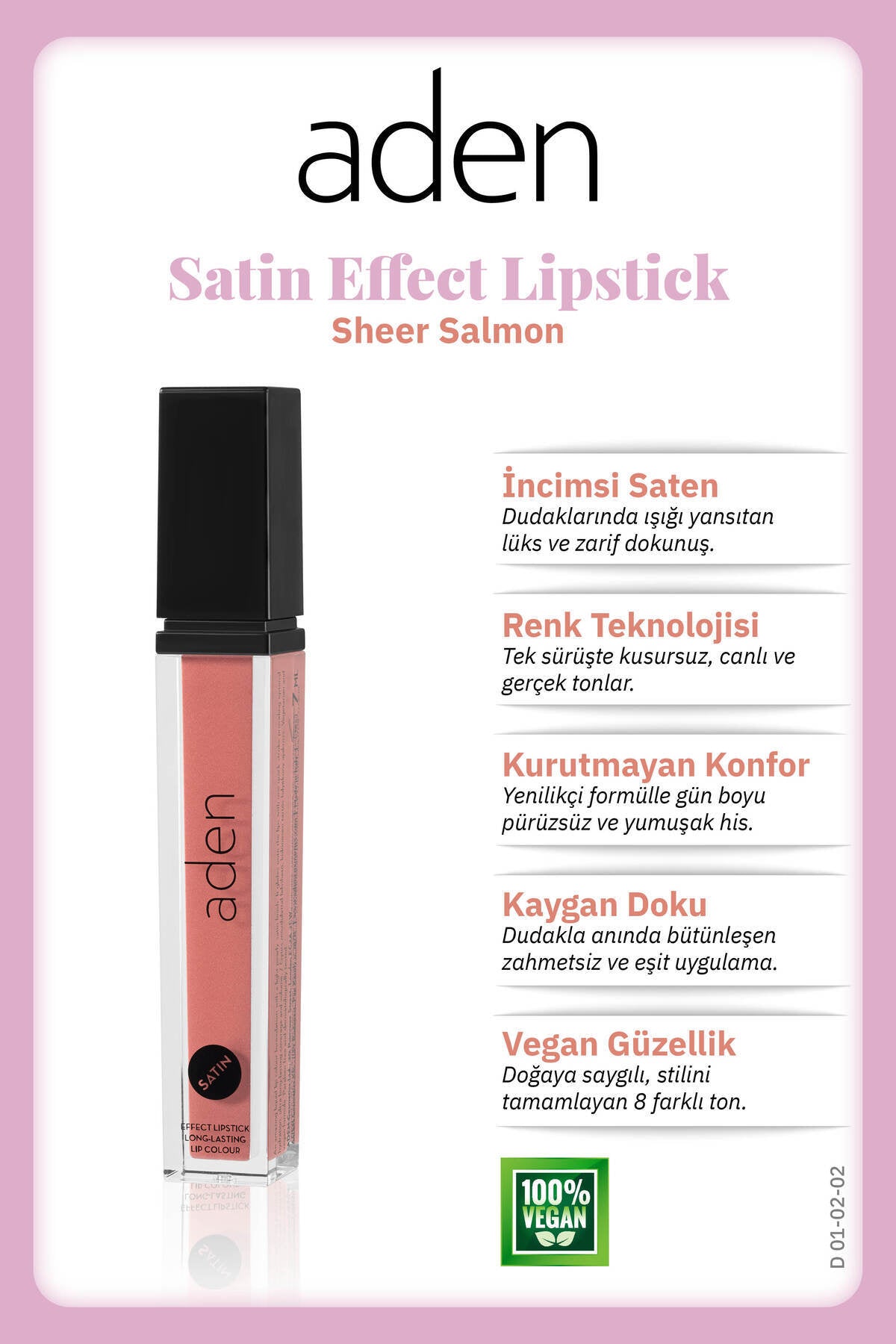 Saten Görünümlü Likit Ruj 7 ml