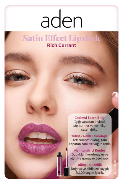 Saten Görünümlü Likit Ruj 7 ml