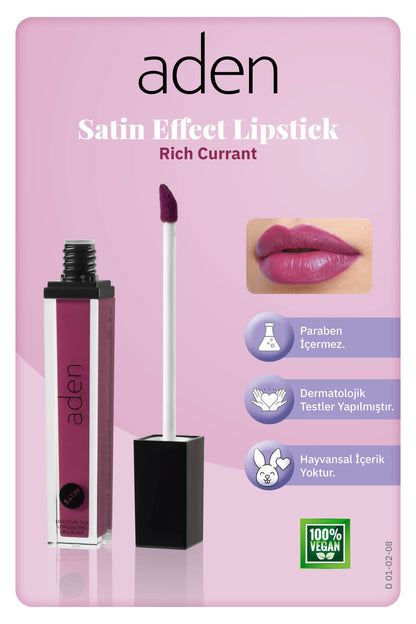 Saten Görünümlü Likit Ruj 7 ml