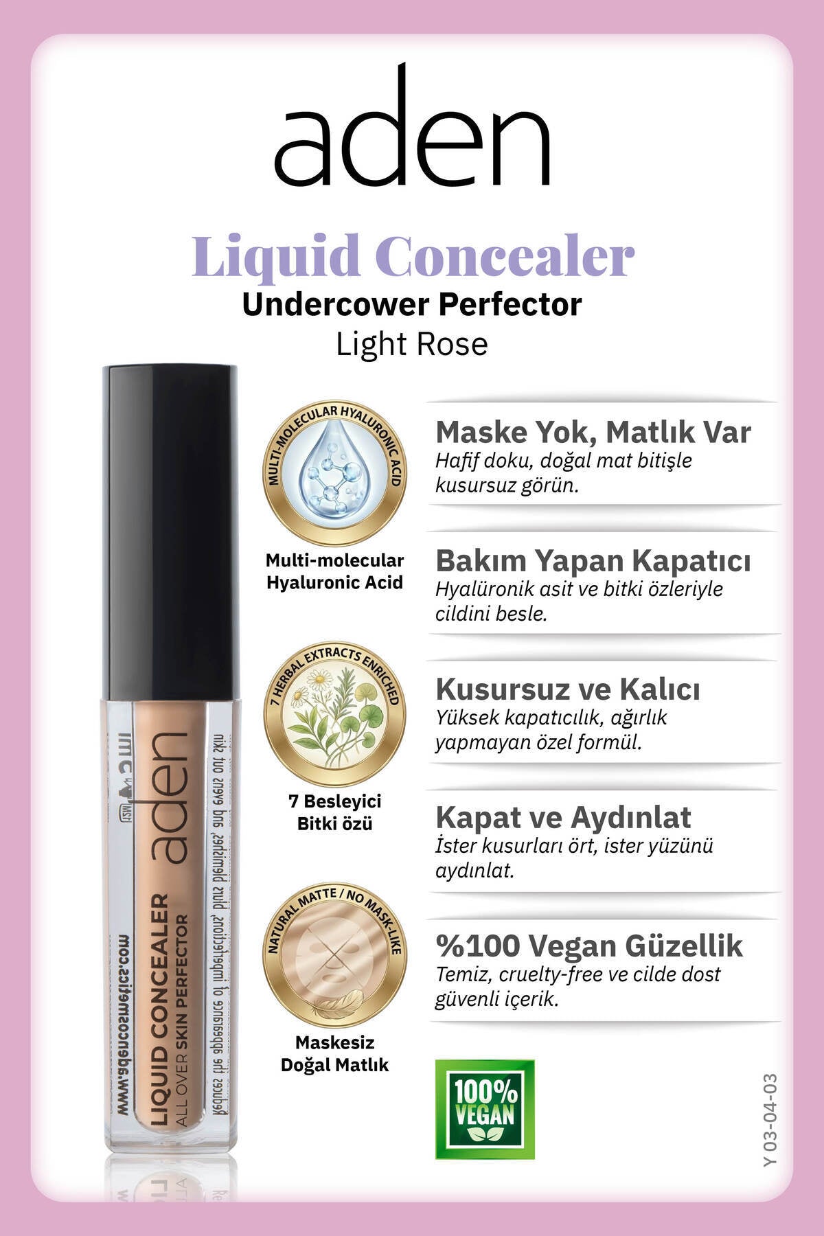 Under Cover Perfector Sıvı Kapatıcı